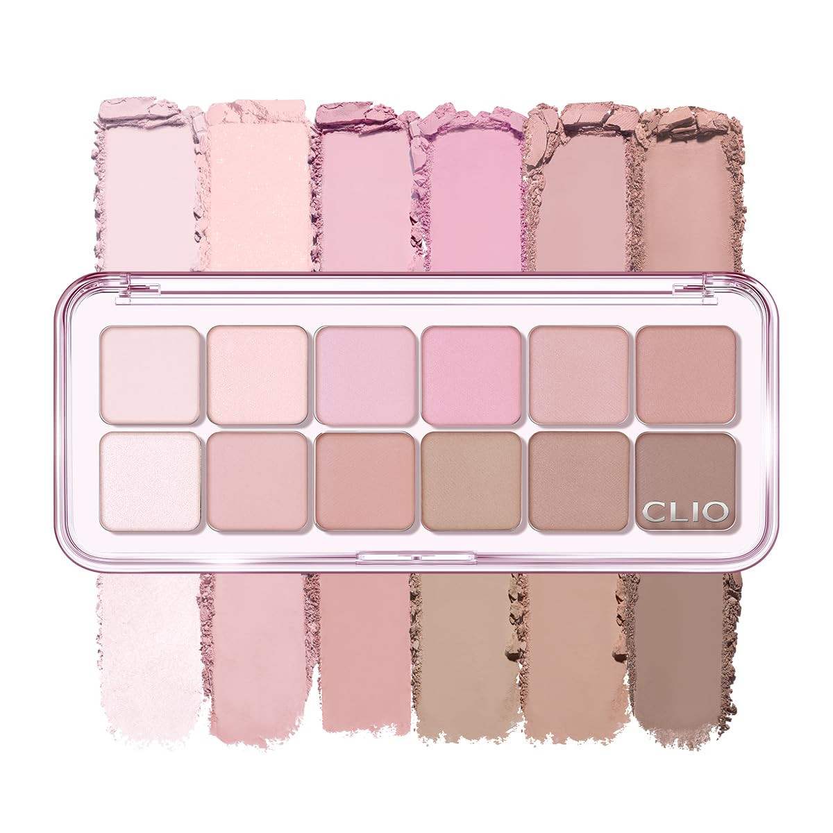 CLIO Pro Eye Palette Air, 12-Color Eye Shadow Palette, Matte Shimmer Mix, Air-Fit Blendable Pigme... | Amazon (US)