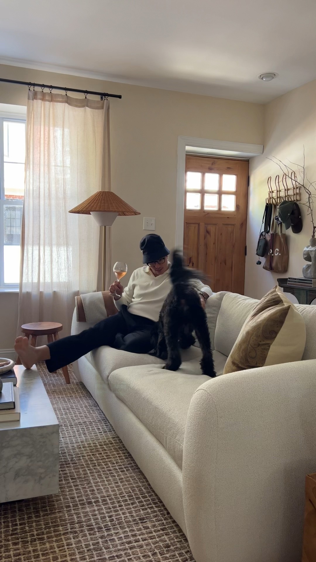 #ad Tuesday nights are sacred. It’s the first moment we are together again after Mike finishes his stretch at the hospital. We love to prepare our space for a relaxing evening at home. Pop open some wine, order pizza, and turn on a scary movie. We’ve been using the @bissellclean  ​​ICONpet® Turbo cordless vacuum from @target to help keep our space clean given the fact we have Toby and Aspyn running all over. The built-in light helps us eliminate all that hidden dust and fur! A quick cleanup and we’re ready for the night 🤎

#TargetPartner #BISSELL