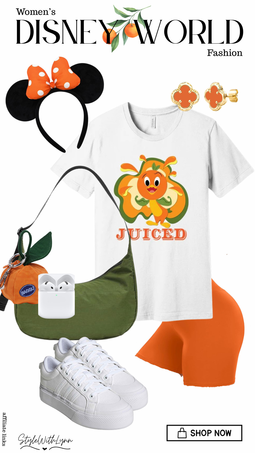 🍊✨ Bringing all the citrusy vibes to the parks with this Orange Bird-inspired look! This outfit is equal parts comfy and cute for a full day at Disney. 

Paired with classic sneakers, a hands-free bag, and Minnie ears for that extra magic touch, this is your go-to look for spring and summer park days!

#ltkstyle #ltkdisney #ltktravel #flowerandgardenfestival #epcot


disney world outfit, orange bird outfit, epcot outfit, disney spring outfit, disney summer outfit, disney park outfit ideas, orange aesthetic outfit, disney bounding outfit, casual disney outfit, disney world fashion, cute theme park outfit, disney shorts outfit, graphic tee outfit disney, comfy disney outfit, disney outfit women, epcot flower and garden outfit, disney accessories outfit, minnie ears outfit, white sneakers outfit disney, crossbody bag outfit disney 

 #LTKFestival #LTKootd #LTKTravel