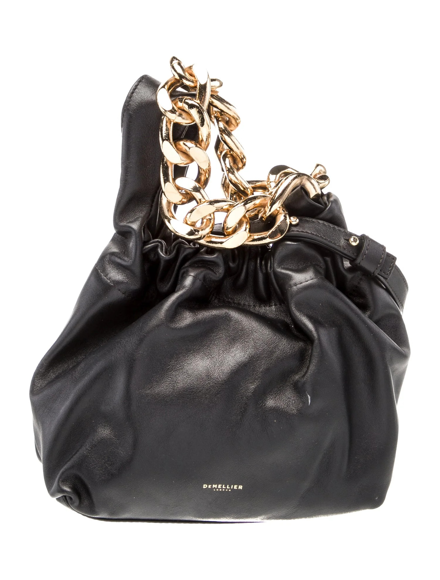 DeMellier Leather Evening Bag - Black Crossbody Bags, Handbags - WDEME22985 | The RealReal | The RealReal