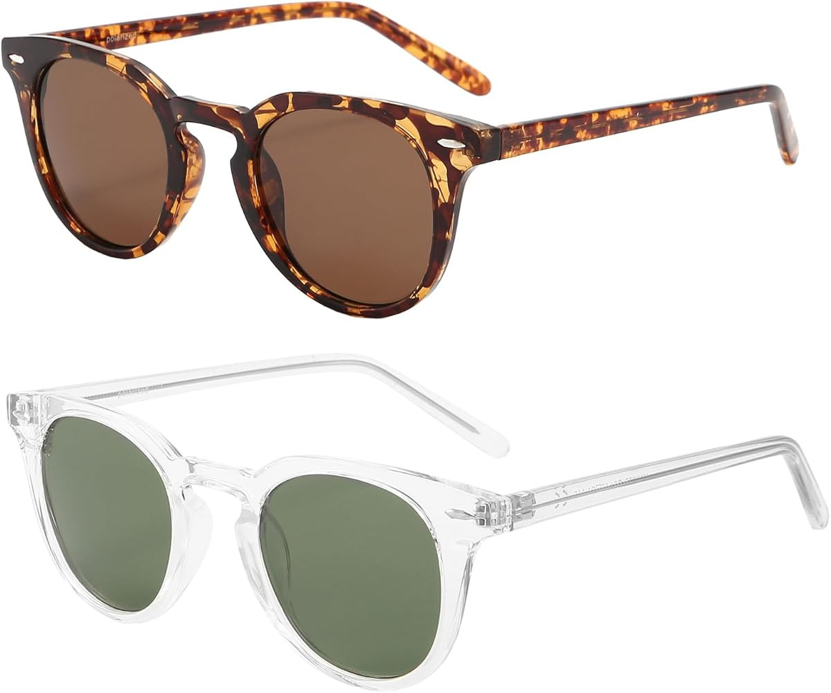 Dollger Polarized Round Sunglasses for Women Classic Retro Design Womens Trendy Style UV Protecti... | Amazon (US)