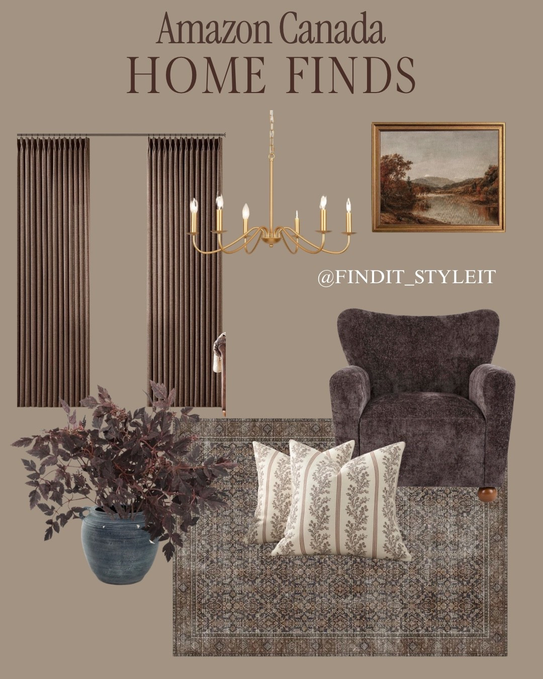 Amazon Canada warm and neutral home finds. 

#neutraldecor
#founditonamazon
#arearug
#vintageart
#fauxflowers

#LTKcanada #LTKhome #LTKfall