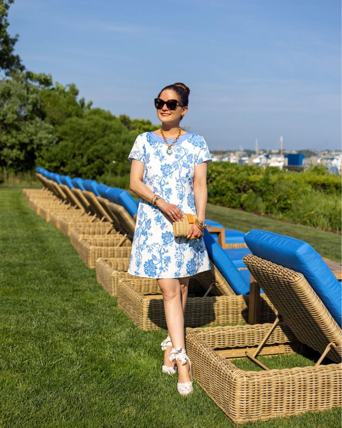 The perfect summer dress that I brought with me on vacation. This monogrammed raffia clutch is also a fave!

#LTKitbag #LTKshoecrush #LTKstyletip #LTKworkwear #LTKFind #LTKSeasonal