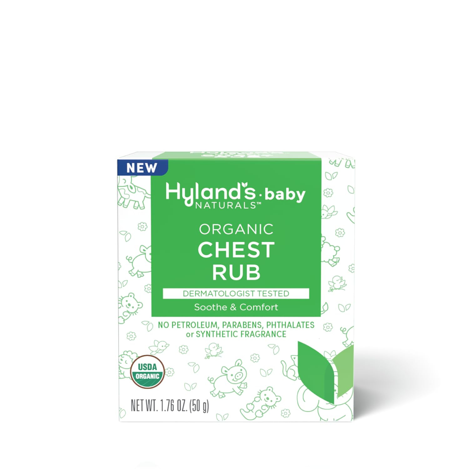 Hyland's Baby Organic Chest Rub, Soothe and Comfort, with Organic Lavender, Peppermint, and Chamo... | Amazon (US)