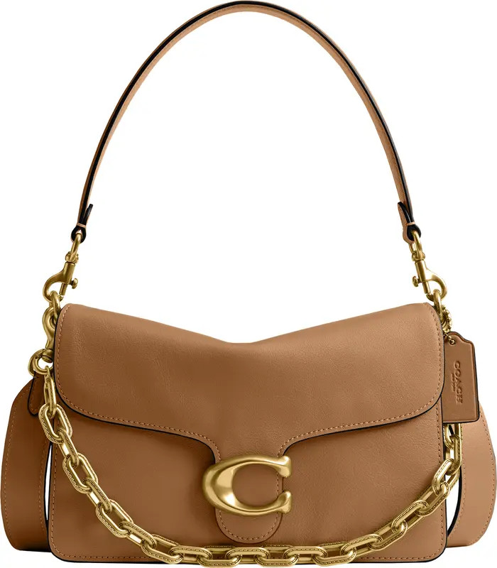 Tabby Chain Smooth Leather Shoulder Bag | Nordstrom