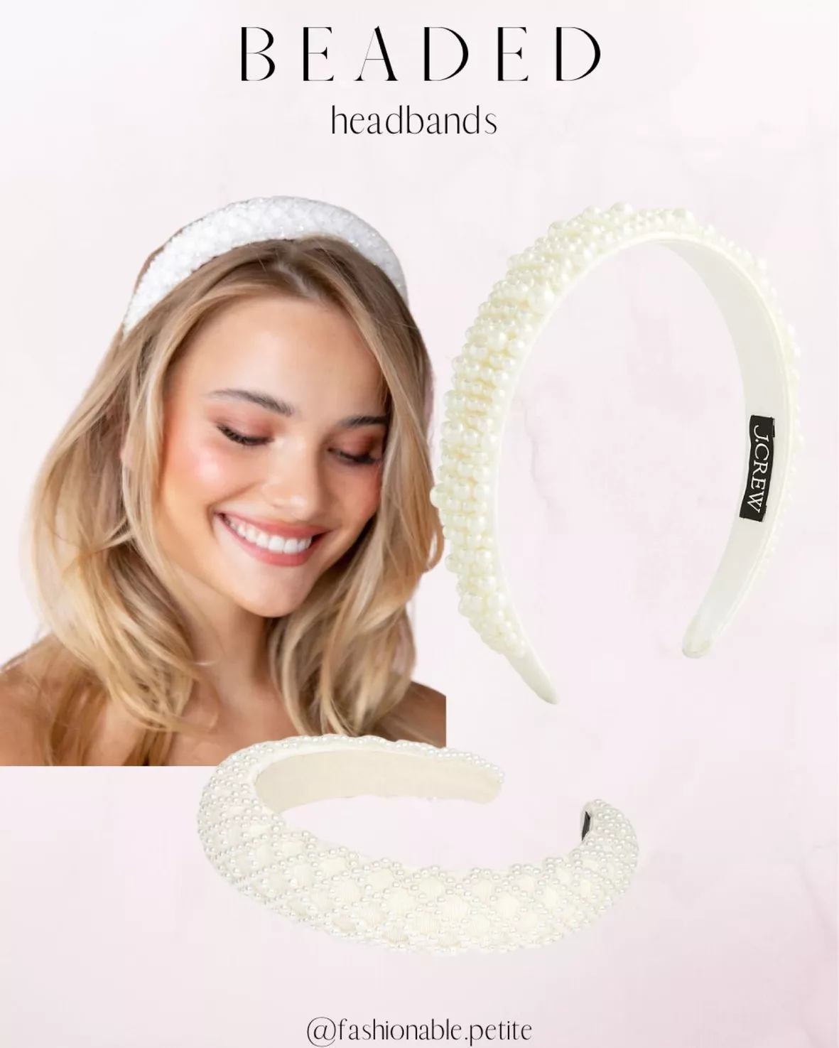 J.Crew: Pearl Headband For Women