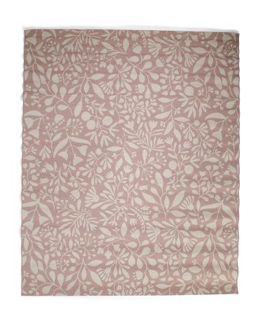 Made In Belgium 8x10 Outdoor Floral Rug | TJ Maxx