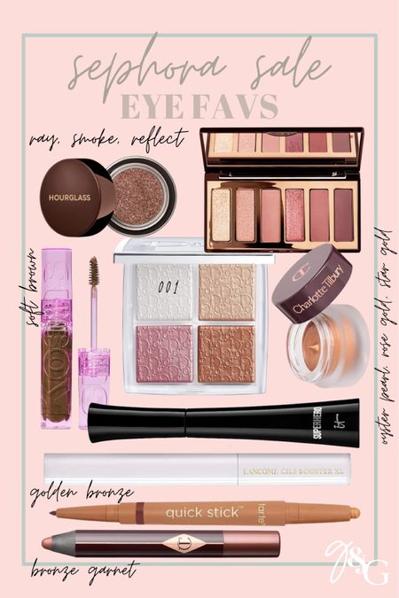 Sephora sale eye favs // makeup recommendations// hourglass, Charlotte tilbury, Dior beauty, Lancôme, it cosmetics, Kosas, Tarte 

#LTKfindsunder100 #LTKbeauty #LTKsalealert