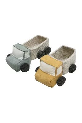 Lorena Canals Set of Mini Truck Baskets | Anthropologie (US)