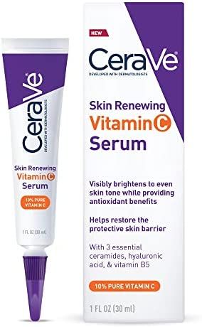 CeraVe Vitamin C Serum with Hyaluronic Acid | Skin Brightening Serum for Face with 10% Pure Vitam... | Amazon (US)