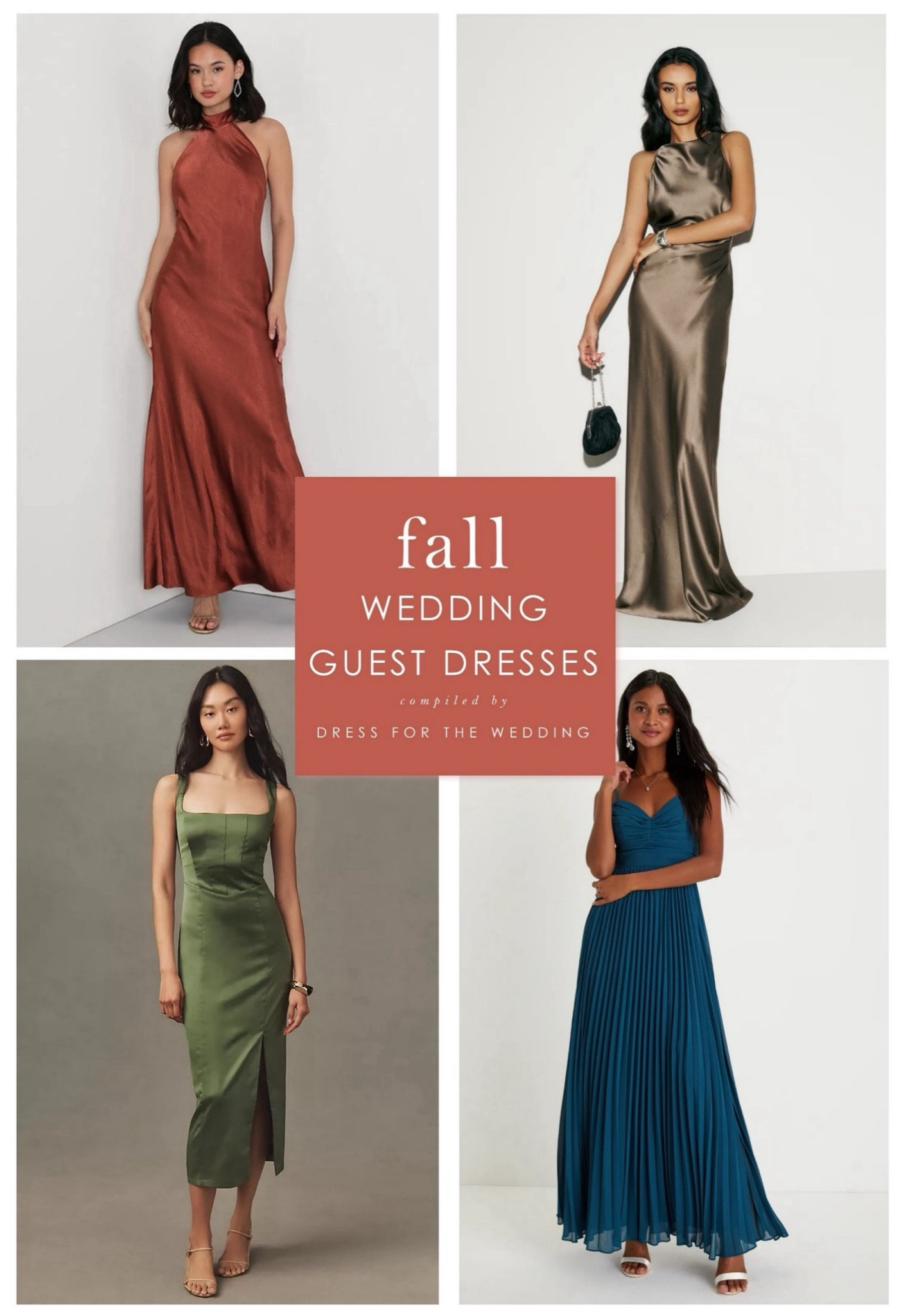 
New fall wedding guest dress picks for 2024.🍁
September wedding 
October wedding 
November wedding 
Maxi dress 
Formal dress 
Midi dress 
Rust satin maxi dress 
Taupe satin gown 
Green satin corset dress
Teal maxi dress 
Formal fall wedding outfit 
Semi formal wedding 
Outdoor wedding 
Anthropologie dress 
Lulus dress 
Reformation dress 
Cocktail dress 
New fall dress 
Black tie wedding guest
Follow Dress for the Wedding on the LIKEtoKNOW.it shopping app to get the product details and more cute dresses, new outfits and wedding ideas!  #ltkwedding #ltkstyletip #ltkseasonal

#LTKFindsUnder100 #LTKWedding #LTKBeauty