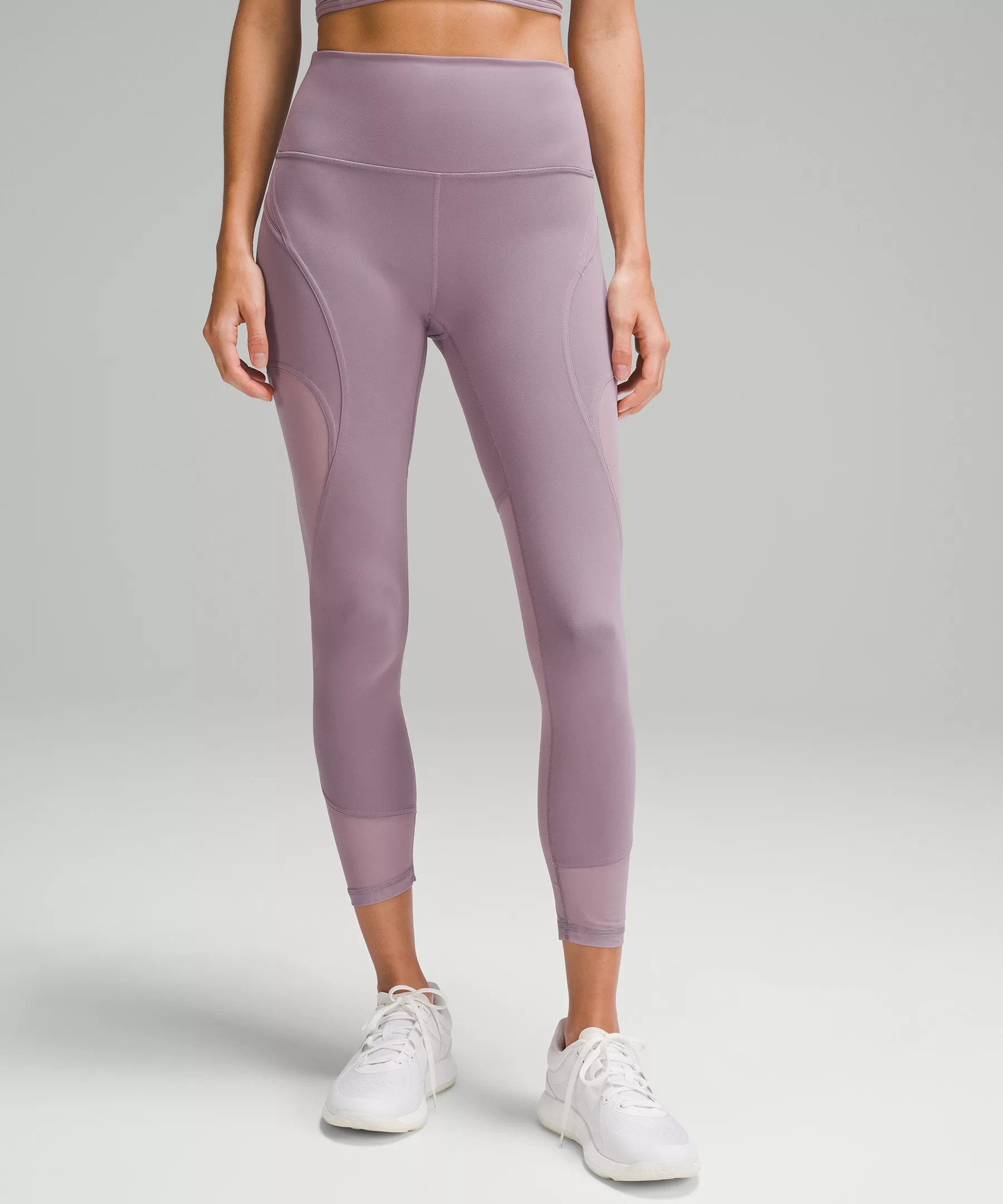 Wunder Train Mesh Panel High-Rise Tight 25" | Lululemon (US)