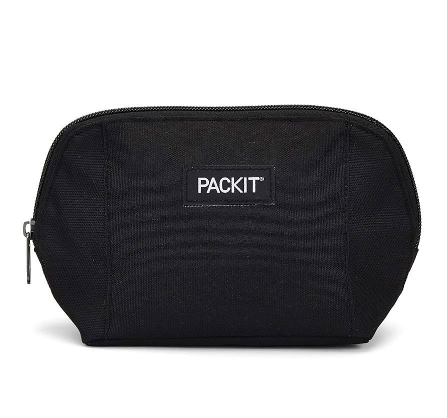 PackIt Freezable Snack Bag, Black, Built with EcoFreeze Technology, Foldable, Reusable, Zip Closu... | Amazon (US)