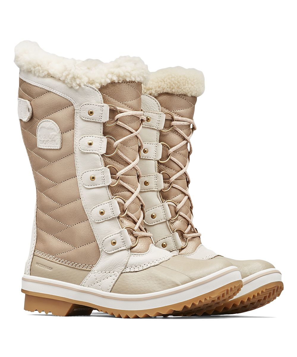 SOREL Women's Casual boots - Natural Tan Tofino II Leather Snow Boot | Zulily