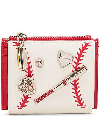 Betsey Johnson Playing The Field Wallet - Red/Cream | Dillard's