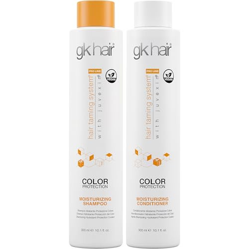 GK HAIR Moisturizing Color Protection Shampoo & Conditioner Set 10.1 Oz – Hydrating Repair for Dry, Coarse & Color Treated Hair – Strengthening Protein Formula with Natural Oils & Plant Extracts | Amazon (US)