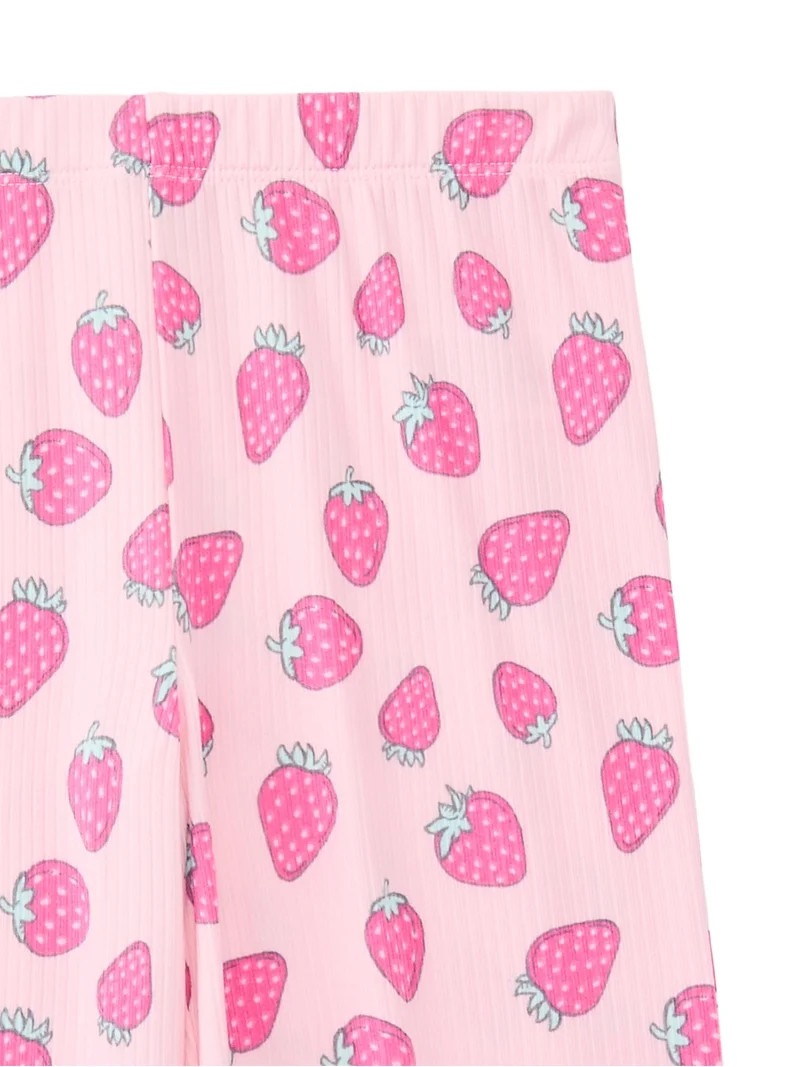 Wonder Nation Girls Pajama Tank Top and Pants with Scrunchie Set, 3-Piece, Sizes 4-18 | Walmart (US)