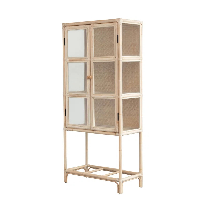 Severus 60.75'' Tall Solid Wood 2 - Door Accent Cabinet | Wayfair North America