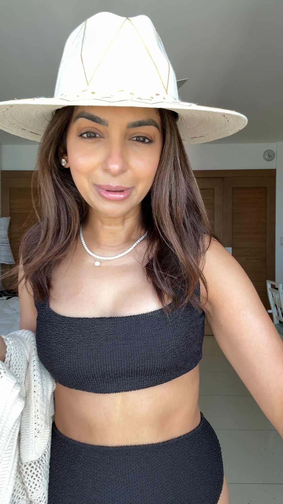 Wearing the XS in swimsuit, sale ends today! This scrunch swim is so comfortable & flattering, mom friendly too. Coverup is Amazon and I want another color bc I love it!
Beach, resort, coverup; swim

#LTKSeasonal #LTKSwim