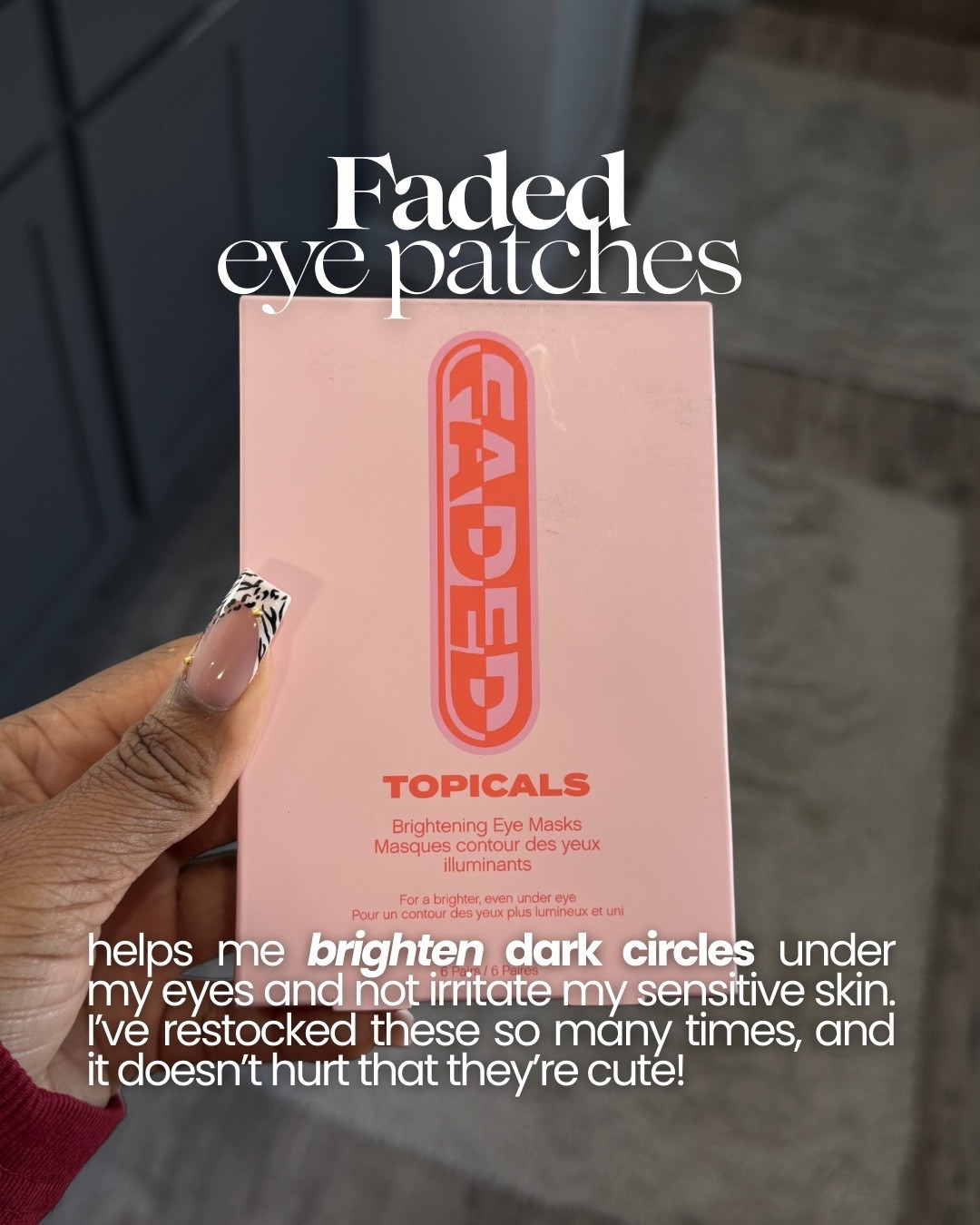 These brightening eye patches help fade dark circles without irritating my sensitive skin, I’ve repurchased so many times (and they’re so cute).

#LTKBeauty #LTKgrwm #LTKselfcare