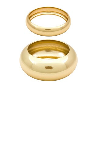 Bangle Bracelet Set in Gold | Revolve Clothing (Global)