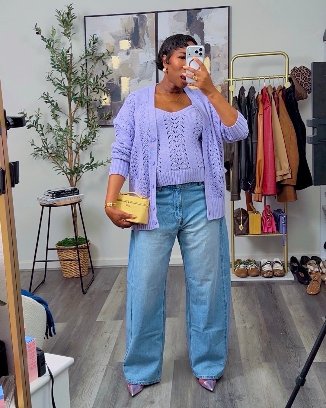 Spring Outfit…
Size large cardigan & tank top
Size 10 jeans

#LTKgrwm #LTKootd #LTKSeasonal
