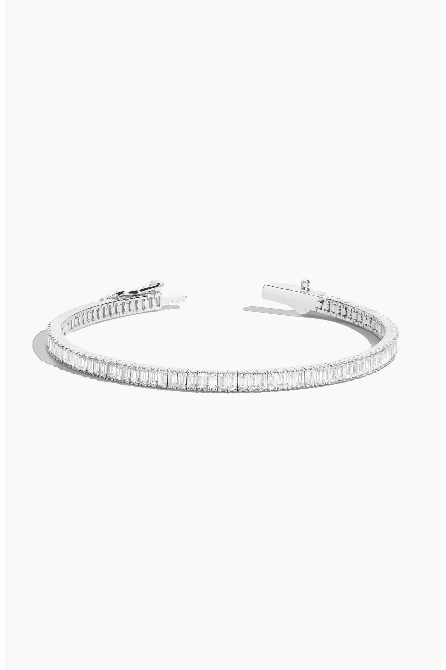 Lab Grown Sapphire Baguette Tennis Bracelet (Women) | Nordstrom | Nordstrom