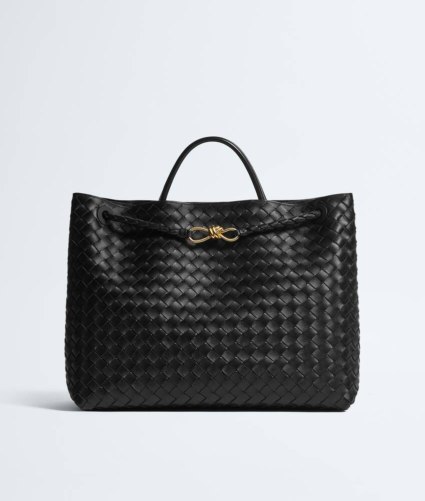Women's Large Andiamo in Black | Bottega Veneta GB | Bottega Veneta