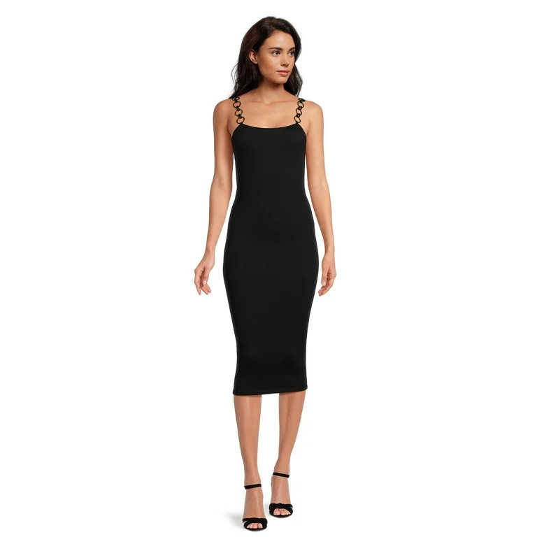 Planet Gold Juniors Seamless Chain Midi Dress | Walmart (US)