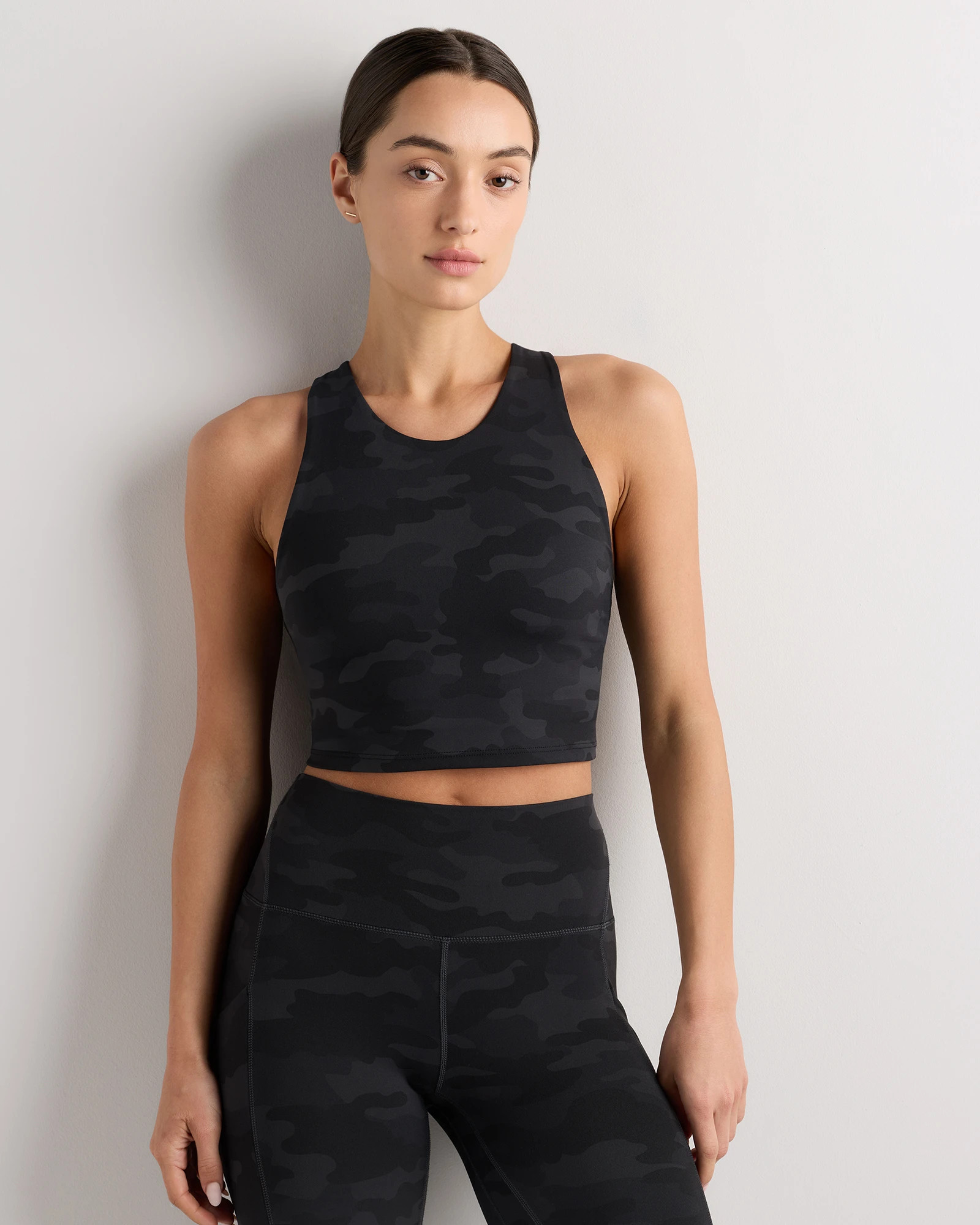 Ultra-Form High-Neck Cropped Tank | Quince