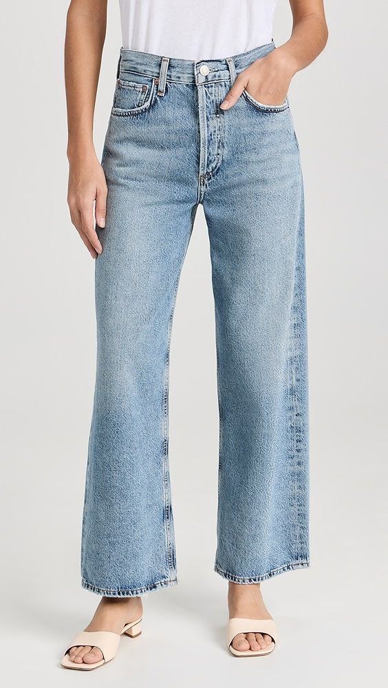 AGOLDE Ren: High Rise Wide Leg Jeans | Shopbop | Shopbop