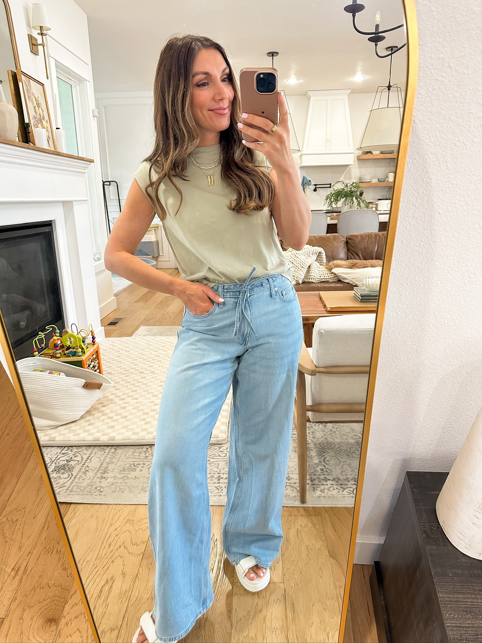 Loose fit jeans that look high-end!! Walmart fashion, jeans, spring outfit.

#LTKFindsUnder50 #LTKSeasonal #LTKStyleTip