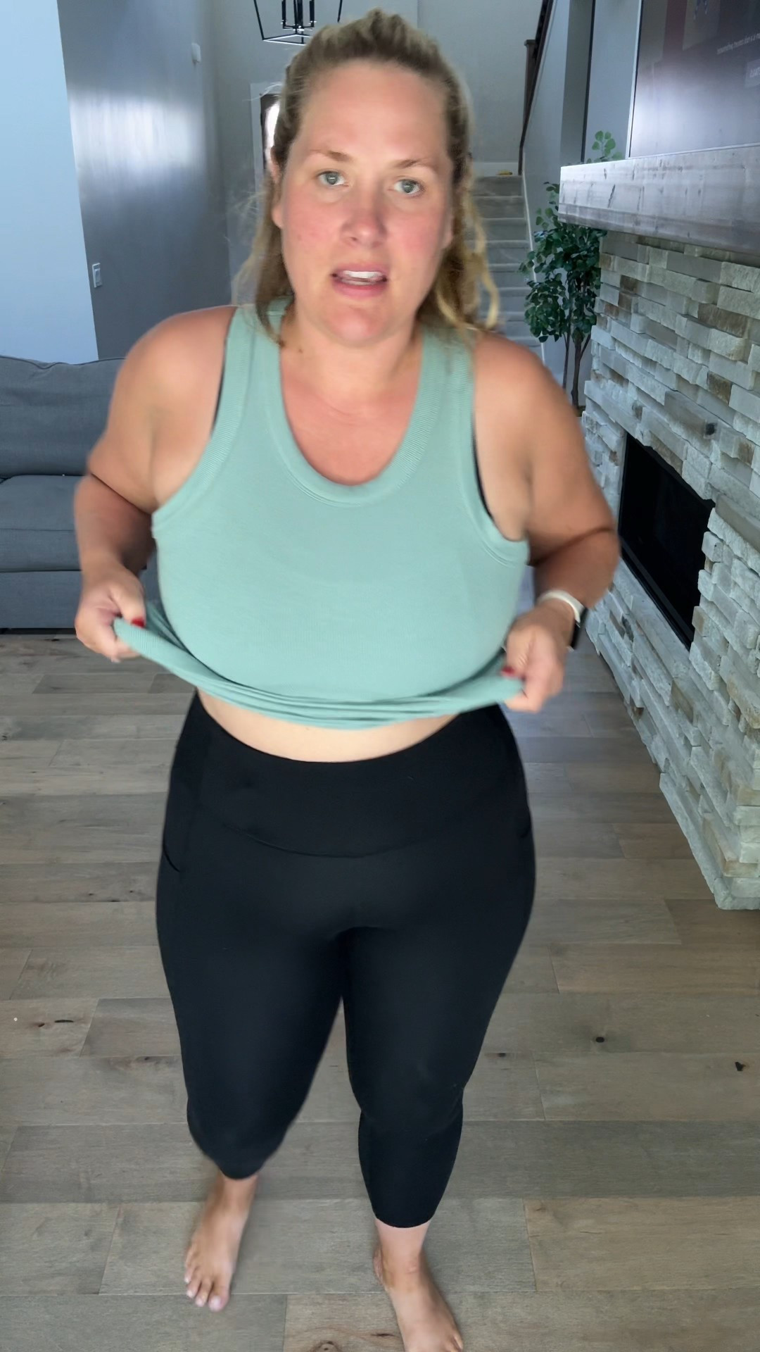 Best workout leggings EVER! 

Thicker, don’t show as much cellulite, isn’t see through when you bend over, has pockets for cell phone, high waisted for a smooth stomach look (hides any rolls!). 

I size down one to a size large. My true size XL would slide down my waist too fast. The size smaller stays put much better  

@amazon #founditonamazon #amazonpartner @amazonfashion

#LTKActive #LTKSaleAlert #LTKMidsize