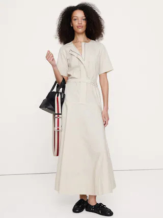 Cotton Poplin Shirt Dress | Banana Republic (US)