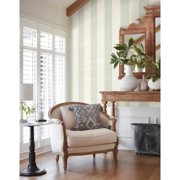 Thread Stripe Wallpaper | Wayfair North America
