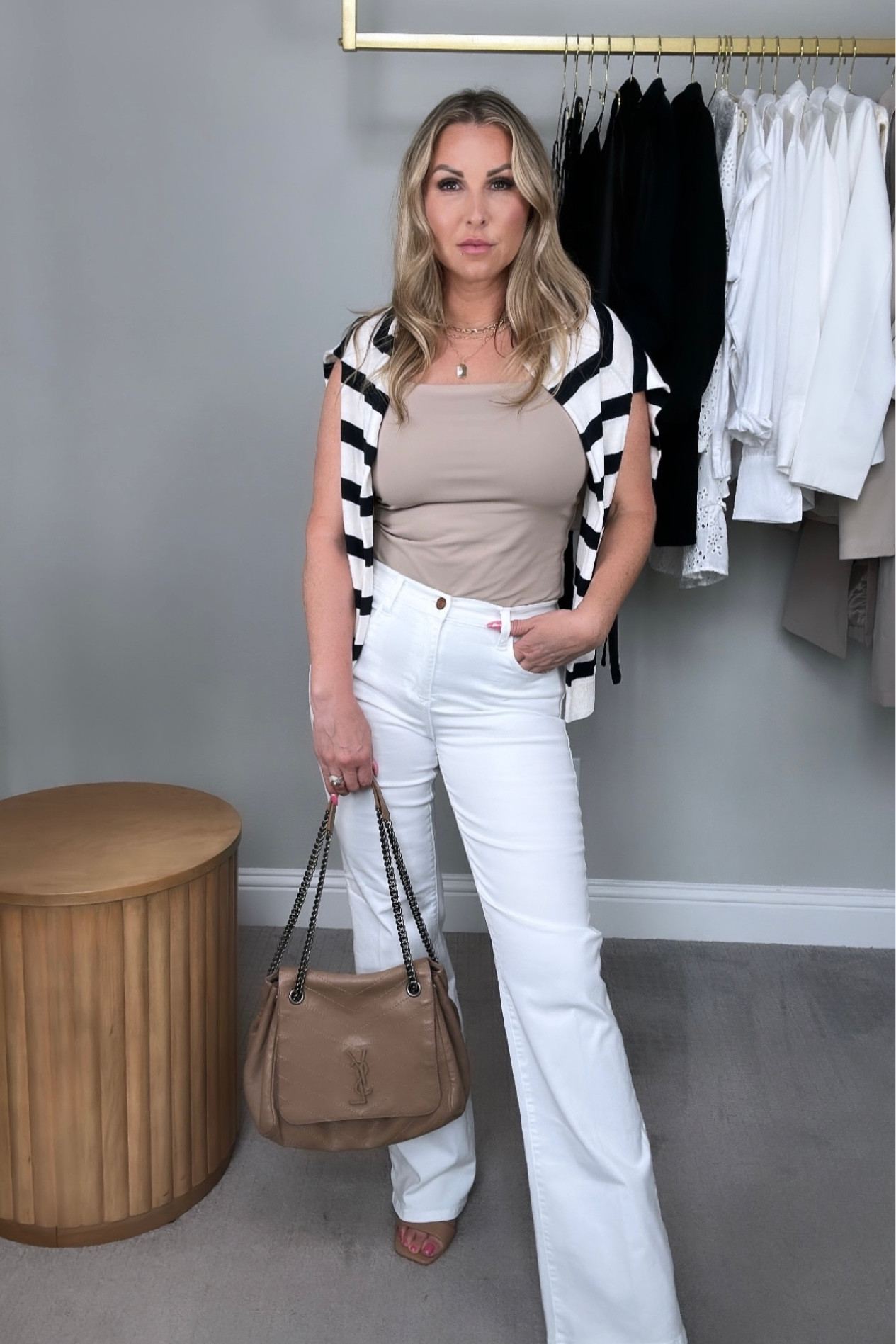 Love how an over the shoulder sweater makes the outfit look more chic! 

#LTKstyletip #LTKFind #LTKunder50