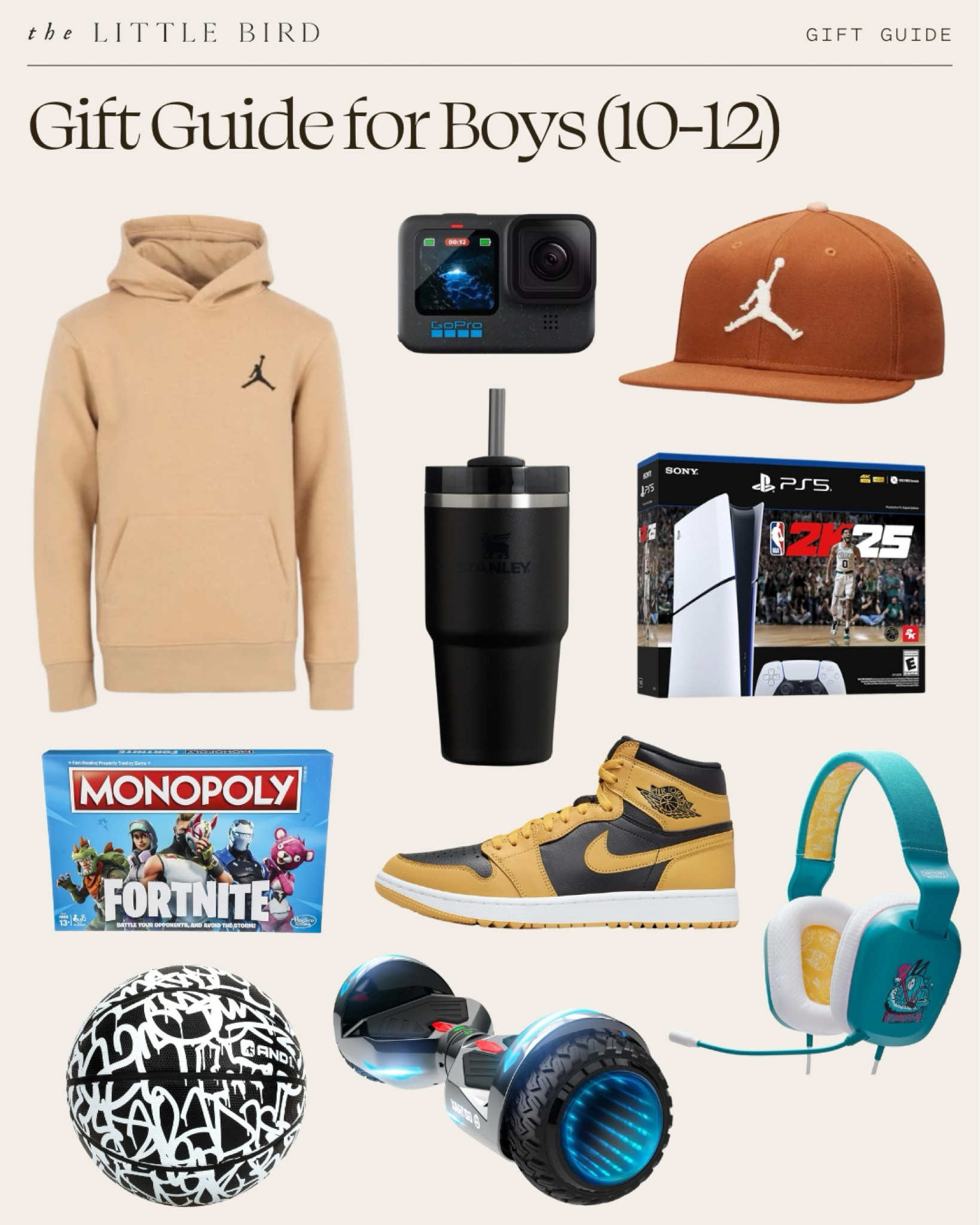 My Son’s Christmas Gift Guide – Perfect for a 10-year-old boy who loves sports, gaming, and adventure! This list includes a stylish hoodie, a bold basketball, and must-have sneakers for active days. For tech lovers, there’s a GoPro to capture all the action and a PS5 with the latest NBA 2K25 game. Pair it with a cool hat and a durable tumbler for everyday use. These thoughtful and fun picks will make his Christmas unforgettable!


#LTKHoliday #LTKGiftGuide #LTKSeasonal