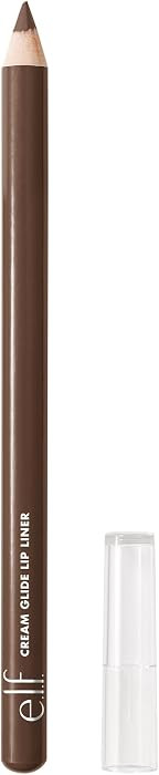 e.l.f. Cream Glide Lip Liner, Highly-Pigmented Pencil For Shaping & Sculpting Lips, Semi-Matte Fi... | Amazon (US)