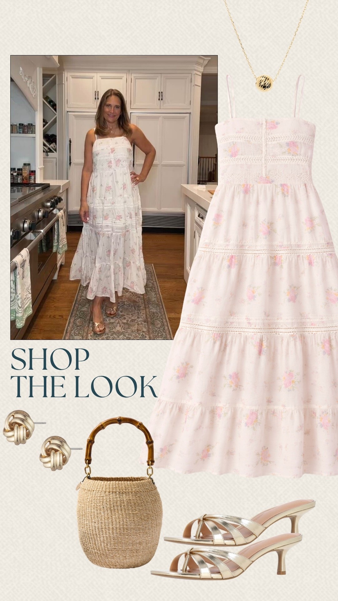 For this Shop the Look, we styled a soft floral dress from Target with gold accessories for an easy contrast. We love how the soft print and warm metallics bring just enough interest without feeling overdone. Perfect for showers or a brunch!

#LTKSeasonal #LTKOver40 #LTKMidsize