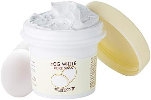 SKINFOOD Egg White Pore Mask 3.52 oz. (100g) - Pore Refining Wash off Mask, Tightens Pores, Removes  | Amazon (US)