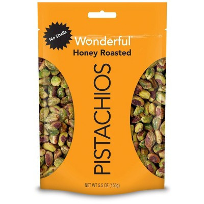 Wonderful Pistachios No Shells Honey Roasted - 5.5oz | Target
