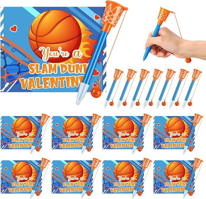 Skyygemm 36 Set /108 Pcs Pens with Gift Card for Kid Valentine's Day Classroom Exchange Gift Scho... | Amazon (US)