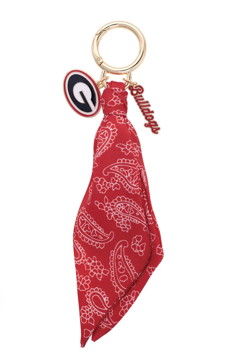 Georgia Bulldogs Logo Bandana Bag Charm | CANVAS