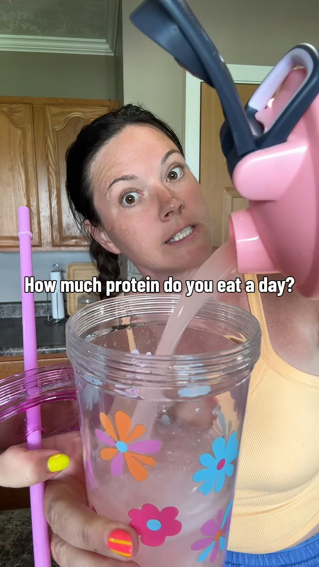 I’m out on the chalky stuff! Clear protein is the best 🫶🏻 

#LTKfoodie #LTKActive #LTKfitnessgoals