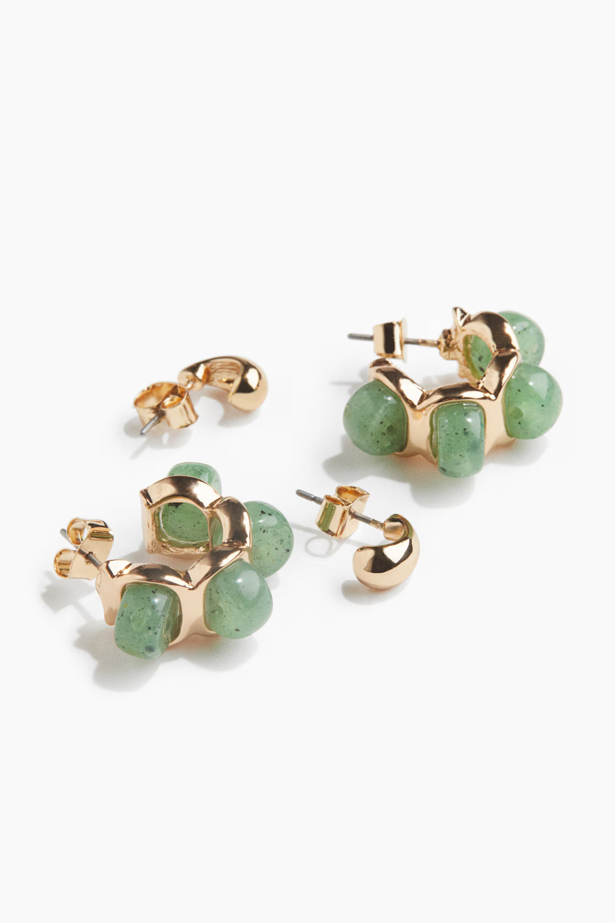 2 Pairs Hoop Earrings | H&M (US + CA)