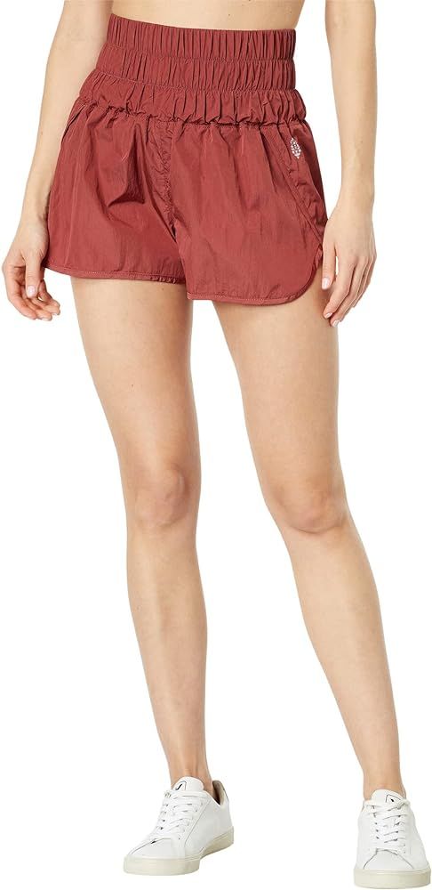 Free People The Way Home Shorts Red Rendezvous/Red LG (Women's 12) | Amazon (US)