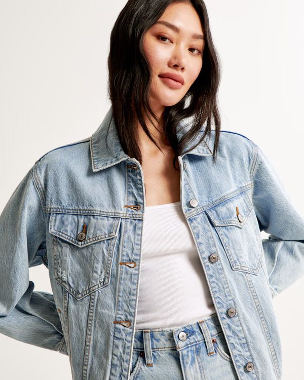 Denim Trucker Jacket | Abercrombie & Fitch (US)