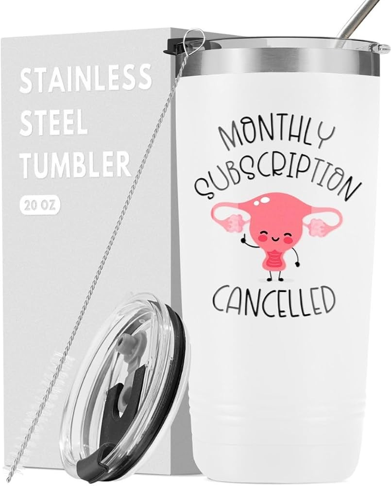 Onebttl Hysterectomy Get Well Gifts 20oz Tumbler Cup with Lid, Double Wall Vacuum Insulated Trave... | Amazon (US)