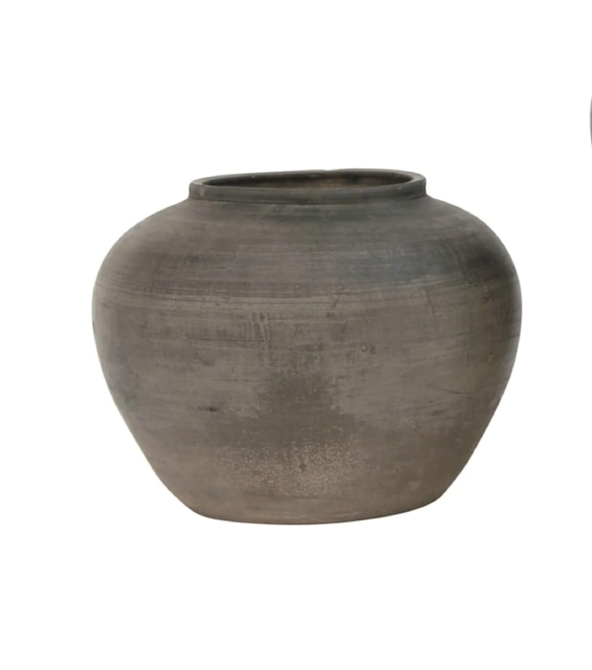 Approx 17" Extra Large Vintage Charcoal/Gray Pottery Pot (Size & Finish Vary) | Wayfair North America