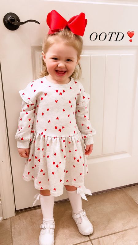 Valentines Day Outfit❣️
Valentines outfit for toddlers 
Valentines dress 
Toddler outfits 
Walmart Valentine’s Day dress 

#LTKstyletip #LTKbaby #LTKkids
